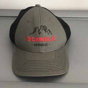 Scheels Gray and Black Cap